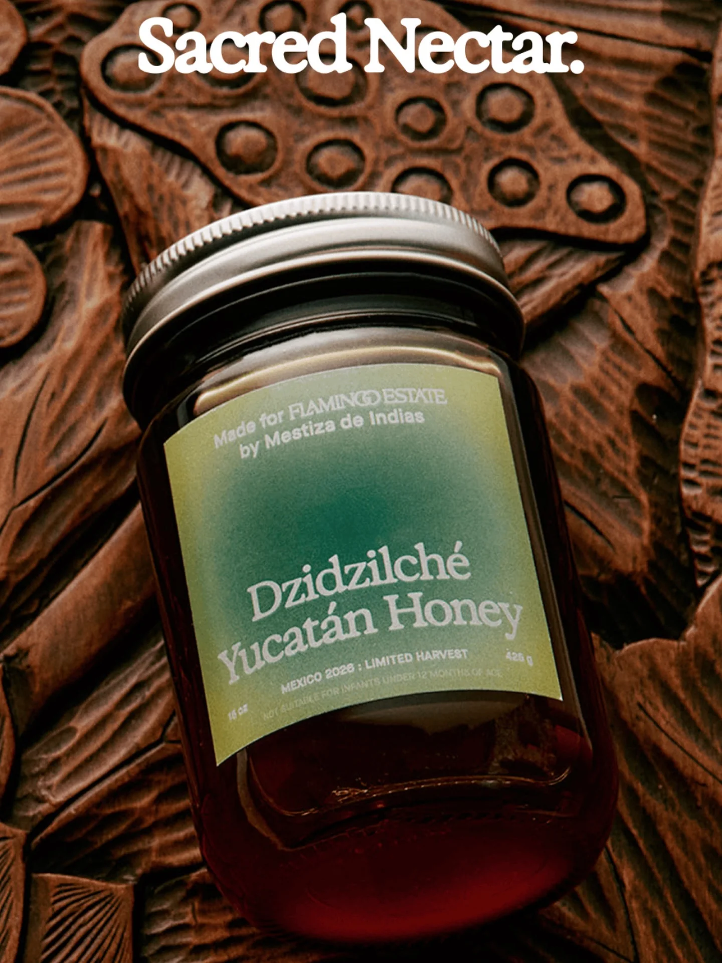 Miel Dzidzilché de Yucatán producida por Mestiza de Indias para Flamingo Estate